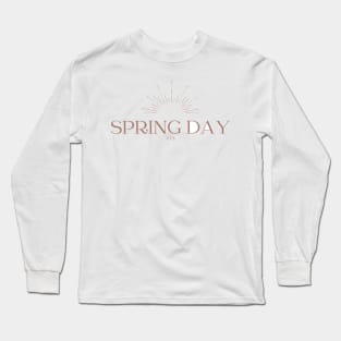 BTS spring day Long Sleeve T-Shirt